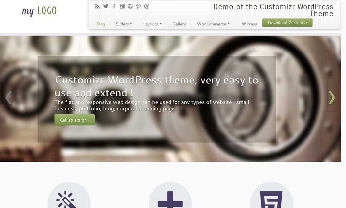 Customizr is one of the best Free WordPress Responsive Themes