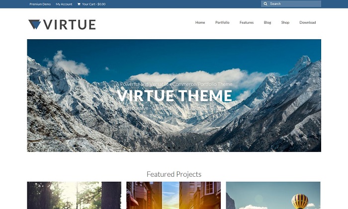 Virtue Free WordPress Responsive Theme